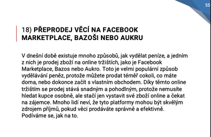 21 Způsobů jak vydělat 100 tisíc Kč měsíčně na internetu (eBook) - Nehmota.cz