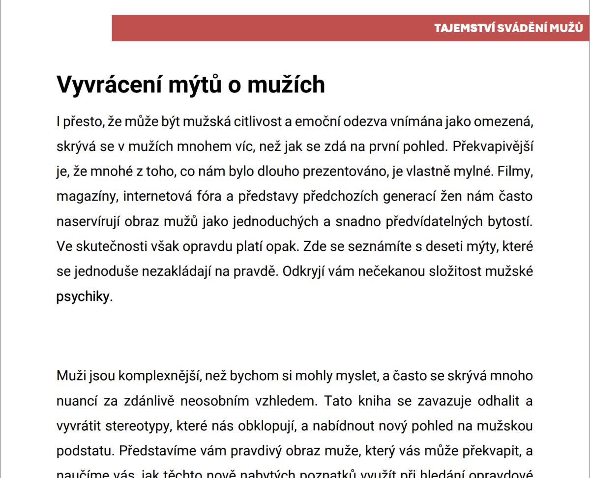 Tajemství svádění mužů – eBook - Kurzy.io