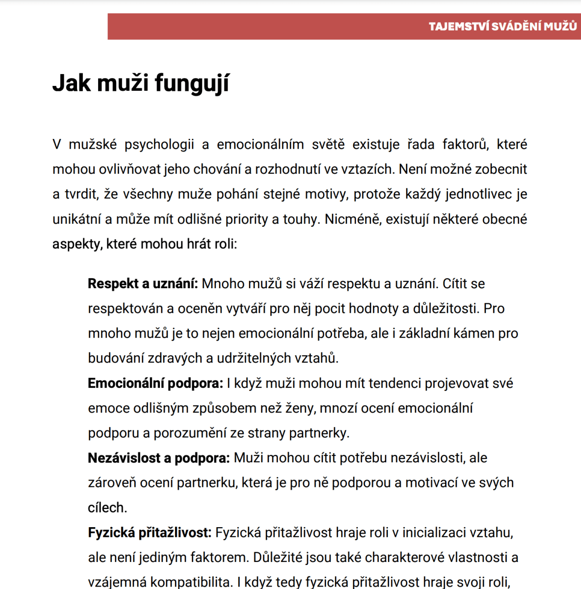 Tajemství svádění mužů – eBook - Kurzy.io